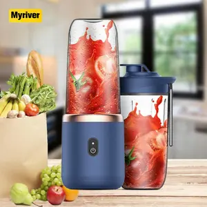 Myriver ekstraktör makinesi şişe mikser şarj edilebilir meyve sıkacağı 1000 Watt taşınabilir Blender