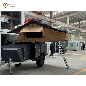 Tente Remorque Camping Hors Route Camper Camion Pliant Pop up Pliable <span class=keywords><strong>Caravane</strong></span> Overland Overlanding <span class=keywords><strong>Basecamp</strong></span> Remorque Campeurs Pliants - Product Image 6