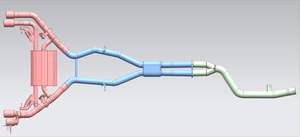 CGW prix d'usine Automobile Active Sound Catback tuyaux d'échappement avec tuyau de descente et embouts d'échappement pour BMW X3 M40i G01 2023 - Product Image 4