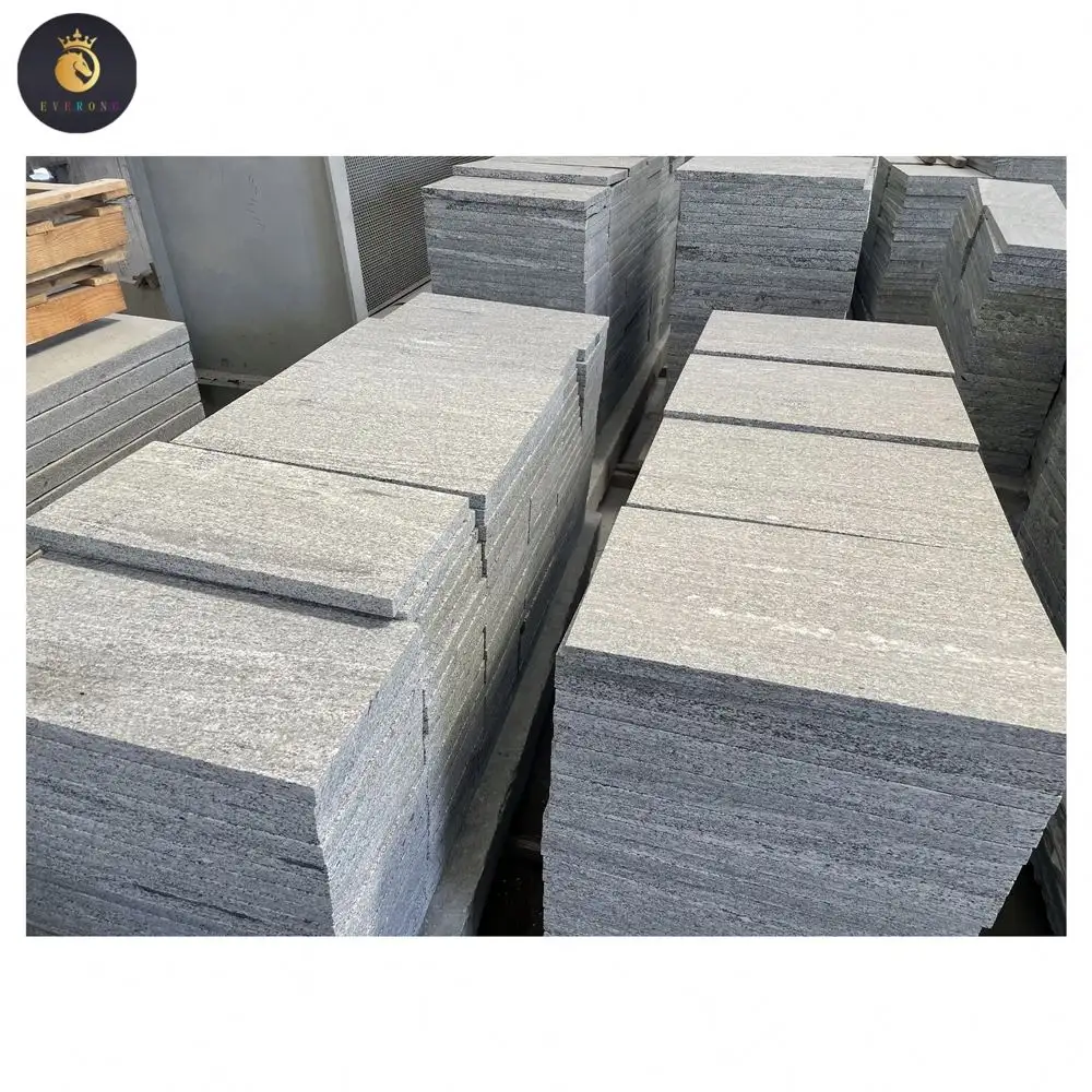 Azulejo de granito cinza natural barato chinês para exterior, piso de granito cinza, pedra de pavimentação, melhor vendedor, melhor preço