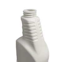 Botol Plastik PET Putih Berkualitas Tinggi 300ml 500ml dengan Pompa Semprot untuk Pembersih Dapur Kamar Mandi Merek MS Cetak Sablon