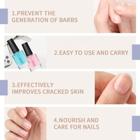 OEM ODM Huile de soin des ongles multi-parfumée à la fraise, stylo nutritif, huile de croissance des cuticules, réparation des ongles, traitement à l'huile, étiquette privée