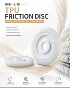 Premium High Wear Resistant TPU Friction Disc For DTY Machine As Spindle Texturing Disc For <b>Polyester</b> <b>Yarn</b> Processing - Product Image 4