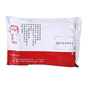 En gros Logo Personnalisé Imprimé Biodégradable Sac D'affranchissement Blanc Rouge Poly Mailer Sac - Product Image 4