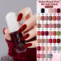 KUDAN Fashion Chameleon Quick-Drying Water-Based Peel off Liquid Gel Polish untuk Lukisan Gradasi dan Seni Kuku Prancis di Salon