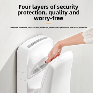 Nouveau design sèche-mains commercial montage mural en plastique ABS capteur automatique 1800W sèche-mains électrique vertical pour toilette salle de bain - Product Image 5