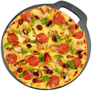 10 1/2 pollici rotondi senza bastone <span class=keywords><strong>in</strong></span> ghisa <span class=keywords><strong>teglia</strong></span> per <span class=keywords><strong>Pizza</strong></span> - Product Image 1