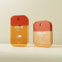Vente en gros de flacons de parfum vides rechargeables personnalisés de 38 ml et 50 ml, format poche, forme de carte de crédit, avec impression sur écran