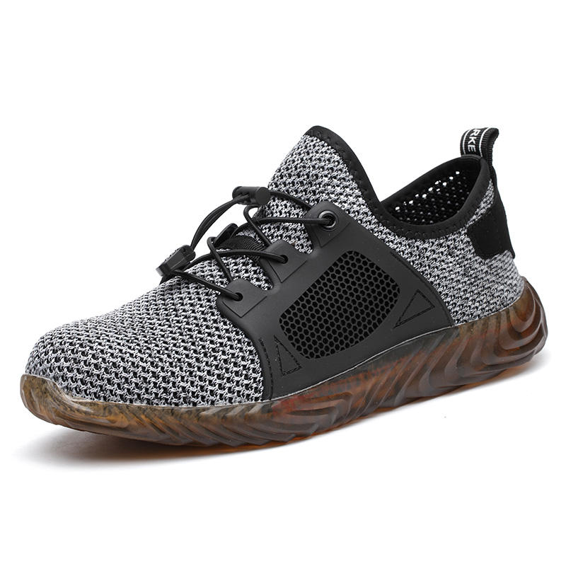 Super Breathable Men's Safety Shoes Lightweight Durable