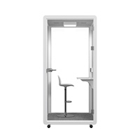 Cabine de bureau insonorisée portable avec système IntelliSense pour les espaces de conférence étroits et les zones compactes