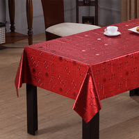 Nappe en PVC géométrique verte RNPT avec support tissé, imperméable, nettoyable, finition métallique pour table de cuisine