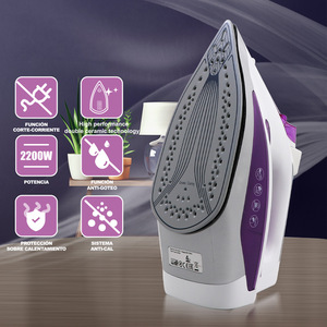 Plancha Eléctrica de 2200w con Suela de Cerámica, Vertical, Profesional, con Vapor, Rociador de Agua y Tanque de Agua de 360ml - Product Image 4
