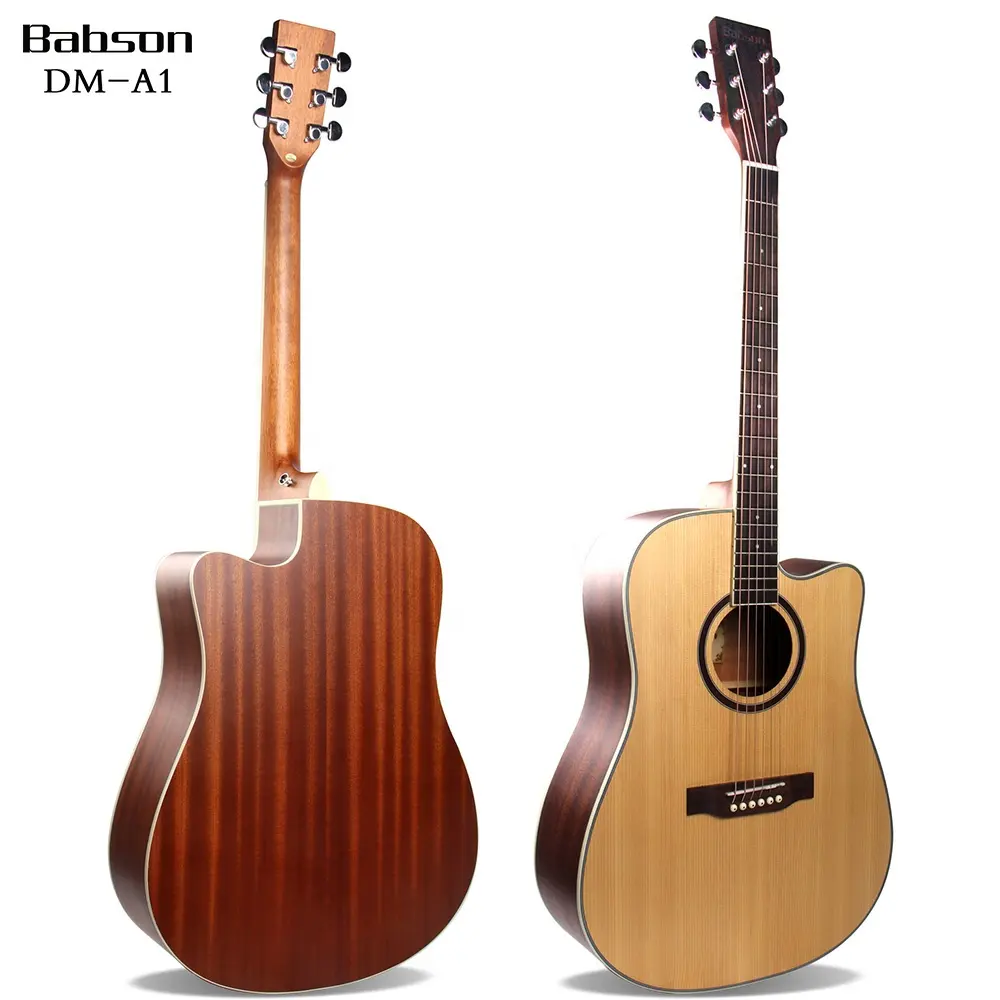DM-A1 по оптовой цене из Гуанчжоу Китая 41 дюймов матовая акустической гитары ведущих мировых брендов изображение гитары