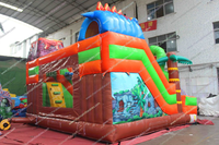 Gonflable Dinosaure Combo crocodile avec une Glissière de la Bouche de Travail Gonflable Videurs pour la Fête Saut Jouets pour Enfants de Haute Qualité