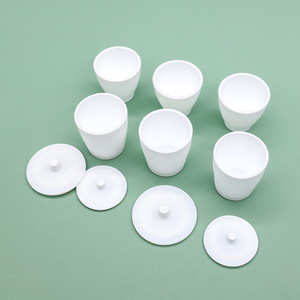 Huida PTFE Crucibles With Lids 30 50 100ml Acid <b>Alkali</b> Resistant High Temperature Lab Equipment - Product Image 1