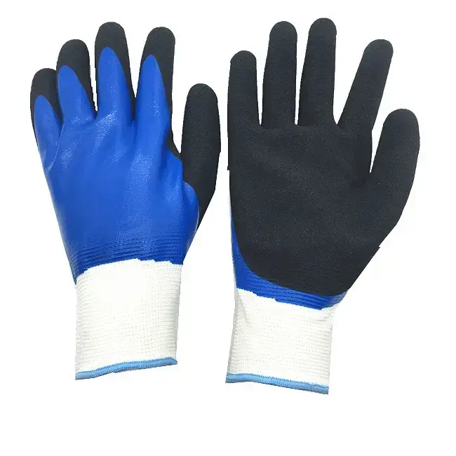 Protective Acidproof Glove MEMBERS 15G Grey HPPE Microthin Foam Nitrile Plam Coated Safeguard