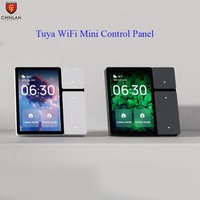Écran Tactile Mural Intelligent 3,5 Pouces Interrupteur 3 Gang Capteur Infrarouge IR Variateur Panneau de Contrôle de Scène Rideau Maison Intelligente Tuya