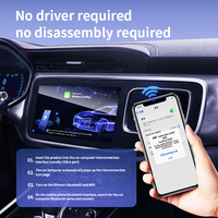Adaptor USB Wireless CarPlay Android Auto KYERE untuk iPhone, Plug and Play, Koneksi Bluetooth Cepat dan Stabil, Respon Lancar