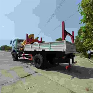 <span class=keywords><strong>Camion</strong></span> à <span class=keywords><strong>benne</strong></span> basculante 4*2 de haute qualité avec <span class=keywords><strong>camion</strong></span>-<span class=keywords><strong>grue</strong></span> monté avec <span class=keywords><strong>grue</strong></span> <span class=keywords><strong>grue</strong></span> mobile à flèche télescopique à vendre - Product Image 5