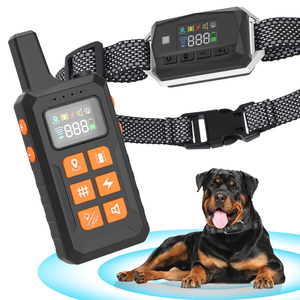 GF02 <span class=keywords><strong>Collier</strong></span> d'entraînement de clôture GPS sans fil télécommandé intelligent pour <span class=keywords><strong>chien</strong></span> avec vibration, punition statique, enregistrement vocal. - Product Image 4