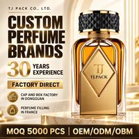 Flacon de parfum rechargeable de 5 ml de qualité supérieure, flacon atomiseur en verre avec logo personnalisé, design d'emballage de luxe