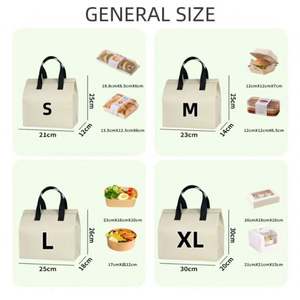 Bolsa de Reparto de Alimentos con Cierre de Cremallera, Aislada, Impermeable, de Aluminio, para Mantener Frío, de Gran Capacidad, Reciclable, con Logotipo Personalizado al por Mayor - Product Image 4