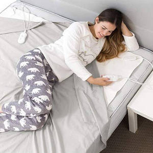 Couverture chauffante électrique double 160x140 cm avec deux zones de chauffe réglables - Product Image 6