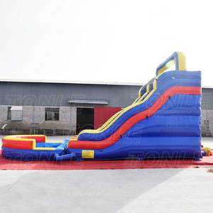 Giá Rẻ Thương Mại <span class=keywords><strong>Inflatable</strong></span> Trượt Nước Với Hồ Bơi Để Bán - Product Image 5
