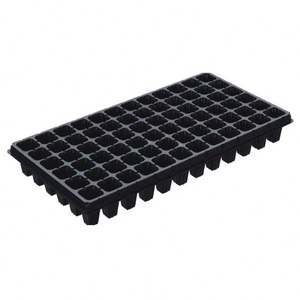 Plateaux de pépinière en plastique rectangulaires à prix abordable avec plateau intégré - Product Image 2