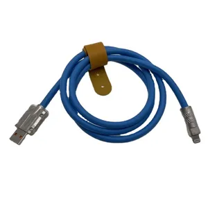1m-2m 120瓦超快速充电电缆USB C型微型IOS C型手机金属锌合金Usb充电器数据线