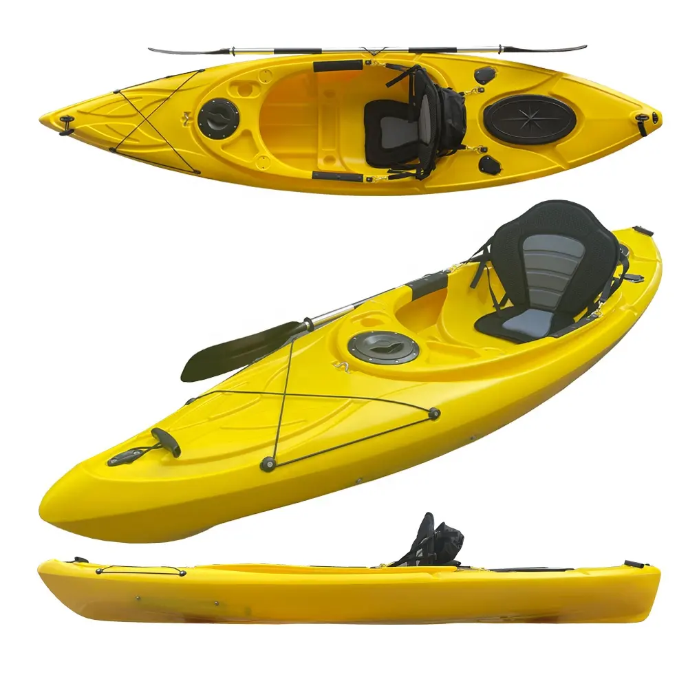 wholesale LLDPE 10ft sea kayak fishing single person Fashional Design Sit in Leisure Life Kayak for hot sale