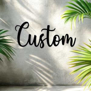 ศิลปะเหล็กแบบกำหนดเองชื่อรายการศิลปะผนังโลหะแขวนผนังงานฝีมือ uionen ชิ้นเดียวพิมพ์0280 DIY - Product Image 4