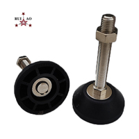 Pieds de nivellement anti-vibration réglables avec amortissement en caoutchouc S78 1500 kg, patins de nivellement pour tour, support de nivellement anti-vibration