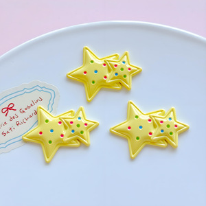 Accesorios de resina amarillos para el <span class=keywords><strong>Año</strong></span> Nuevo <span class=keywords><strong>Chino</strong></span> del Zodiaco del Caballo: Material DIY para carcasa de teléfono, pinza para el pelo y flor para zapatos. - Product Image 6
