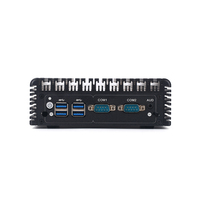 PC industriel robuste sans ventilateur Intel N100 I3 5005U 2LAN 6COM Mini-ordinateur embarqué pour passerelle IoT et automatisation d'usine intelligente