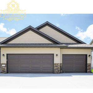 باب مرآب قطاعي أوتوماتيكي مخصص للمنازل مع باب للمشاة - Product Image 4