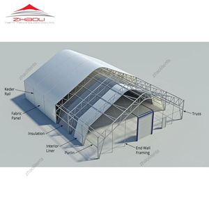 ベストセラーPvcビルドストレージビルディング40X80ブロックパネル風雪ローディングホットディップトラス米国 - Product Image 6