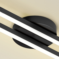 Rationalisé géométrique entrée couloir plafonnier tricolore lumière chambre vestiaire long double led plafond couloir lumières
