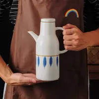 Ensemble de récipients de rangement pour la cuisine, pot en céramique pour la sauce soja, distributeur d'huile, bouteille à assaisonnement, pot à sauce, vinaigre, épices