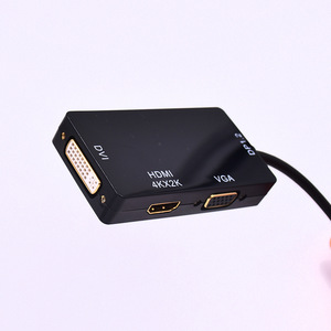 Magelei 2022 OEM ใหม่4K Mini DP <span class=keywords><strong>เป็น</strong></span> <span class=keywords><strong>HDMI</strong></span> DVI <span class=keywords><strong>สาย</strong></span>แปลง3 in 1 Mini DP <span class=keywords><strong>เป็น</strong></span> <span class=keywords><strong>HDMI</strong></span> <span class=keywords><strong>VGA</strong></span> 3 in 1อะแดปเตอร์ฮับ3 in 1 - Product Image 2