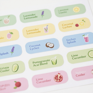 Hoja de pegatinas de <span class=keywords><strong>diseño</strong></span> personalizado OEM para diarios, cuadernos, álbumes de recortes, bonitos artículos de papelería, regalos y embalaje - Product Image 4