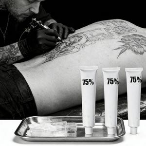 Creación de Marca, Opción OEM, Crema para Tatuajes Indolora al 75%, Herramientas para <span class=keywords><strong>Microblading</strong></span> y PMU, Productos para el Cuidado Posterior para Suministros de Salón - Product Image 1
