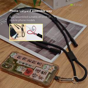 हाईट क्वालिटी 2 में 1 फोन लैनीनार्ड स्ट्रैप विरोधी खो नायलॉन ब्राएडेड डीवीडी 60w फास्ट चार्जिंग टाइप सी सी यूएसबी पावर डेटा केबल - Product Image 2