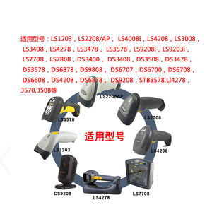 Cable de escáner de código de barras USB con resorte de 3 m de longitud D3159 para <span class=keywords><strong>Symbol</strong></span> LS2208 DS4208 1203 4008 <span class=keywords><strong>DS9208</strong></span> y similares - Product Image 2