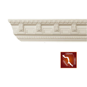 كورنيش من البولي يوريثين خفيف الوزن بتصميم حديث ، تركيب سريع للفلل ديكور الزاوية الداخلية ، بلاستيك مرن - Product Image 2