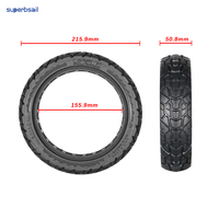 Ban padat off-road 8.5 inci ban sarang lebah skuter listrik untuk Xiaomi M365 1s pro pro2 ban skuter e-skuter