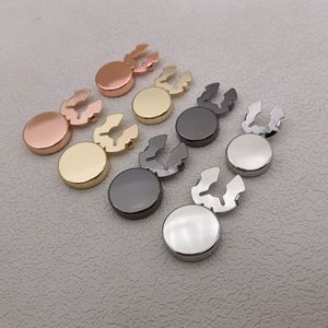 Boutons de manchette pour chemises, style tige, décorés de strass, en caoutchouc de silicone floral, avec bouton de démarrage à pression, pour femmes - Product Image 2