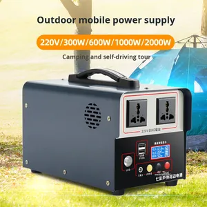 สถานีไฟฟ้าพกพาสำหรับใช้งานกลางแจ้ง 1000W 220V เครื่องกำเนิดไฟฟ้าสำหรับตั้งแคมป์  สำรองพลังงานฉุกเฉินในรถยนต์  220V คลื่นไซน์บริสุทธิ์ - Product Image 5