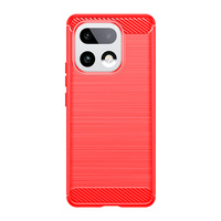 Coque de téléphone antichoc en TPU avec texture brossée anti-traces de doigts Lichi Armor Design pour OnePlus 13S/13T/13R avec protection d'objectif