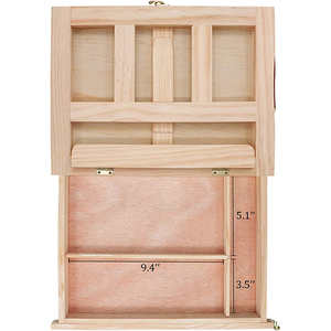 Dfp — boîte à el, <span class=keywords><strong>palette</strong></span> de peinture en acrylique, ensemble de toile pour peinture d'enfants, 19 pièces - Product Image 5